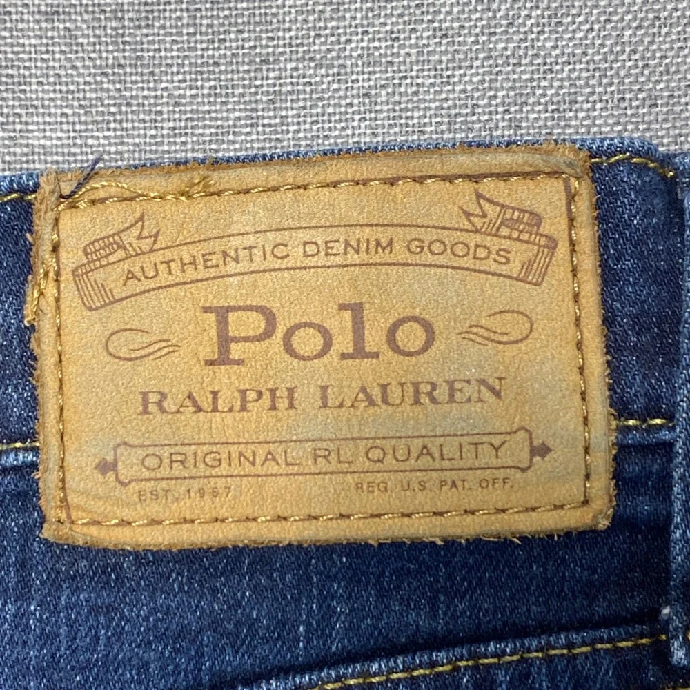 Polo Ralph Lauren Prospect Straight Mens Jeans Dark Wash Denim 36x36 Blue